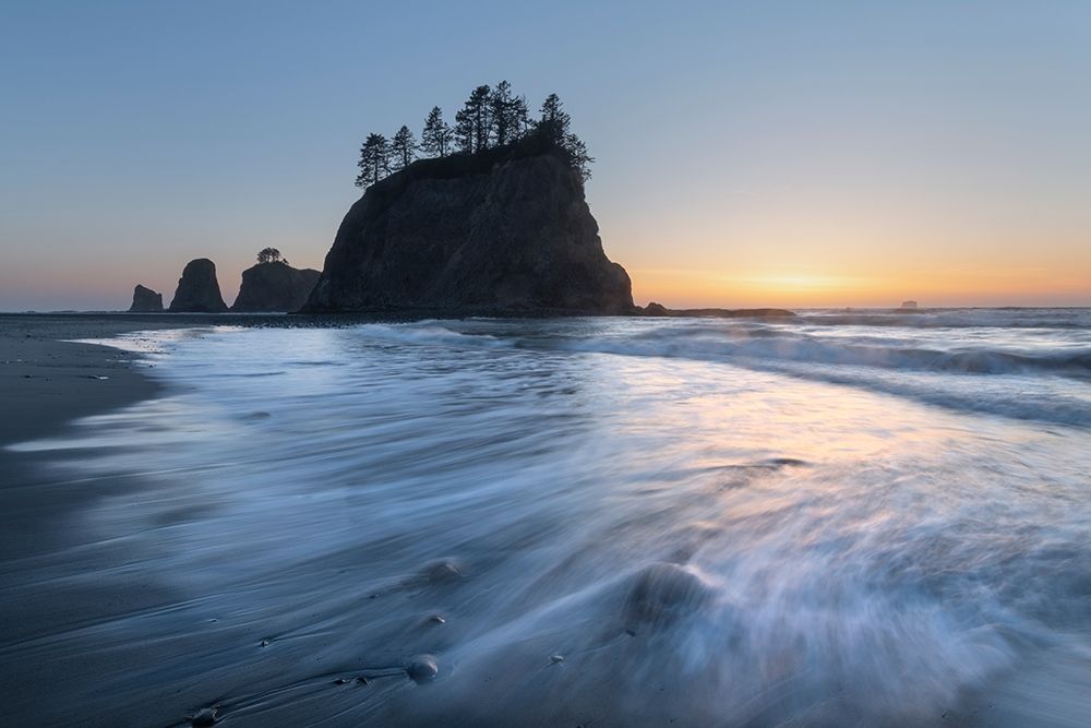 Little James Island sunset-Olympic National Park-Washington State art print by Alan Majchrowicz for $57.95 CAD